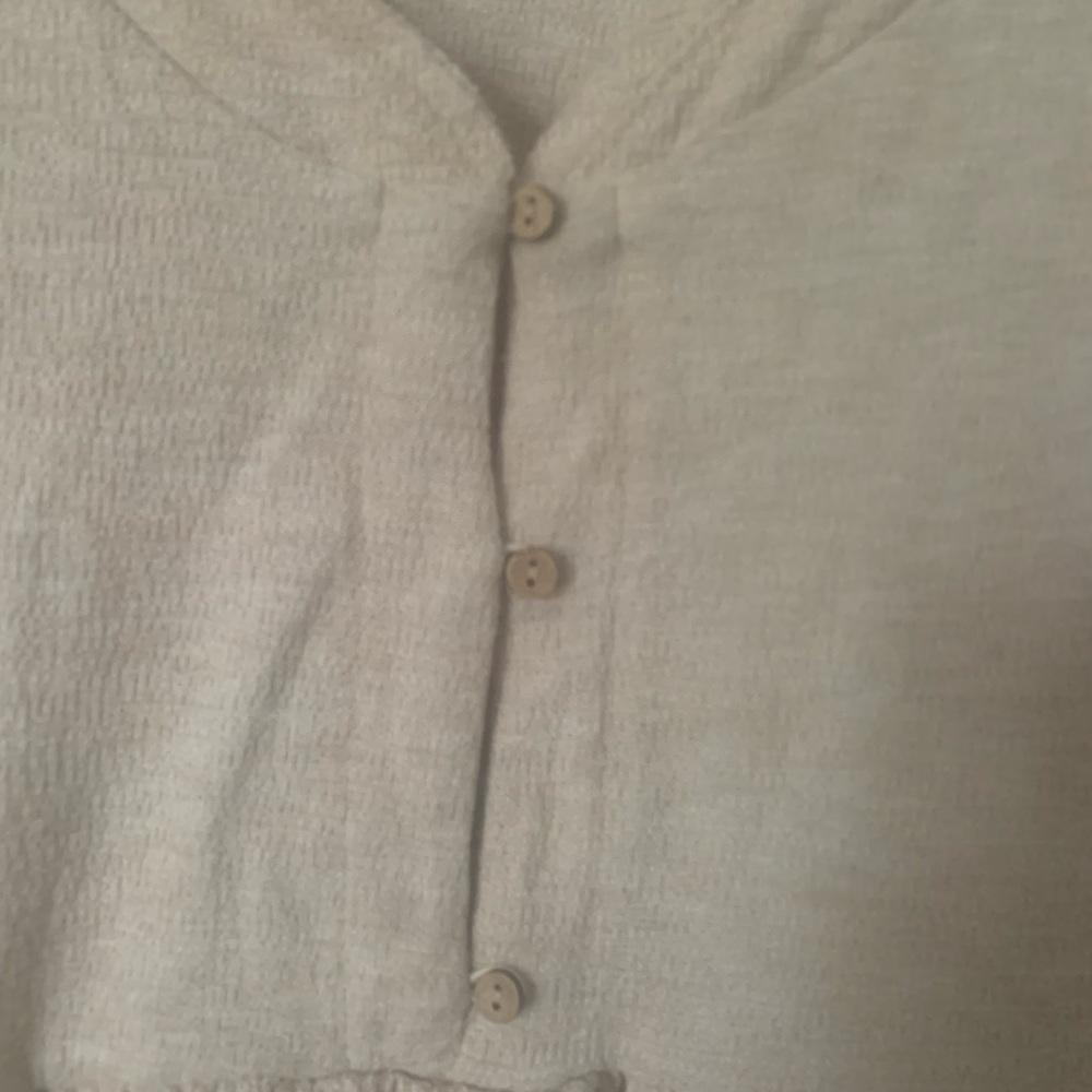 Babydoll Button-Front Soft Knit Romper - image 4